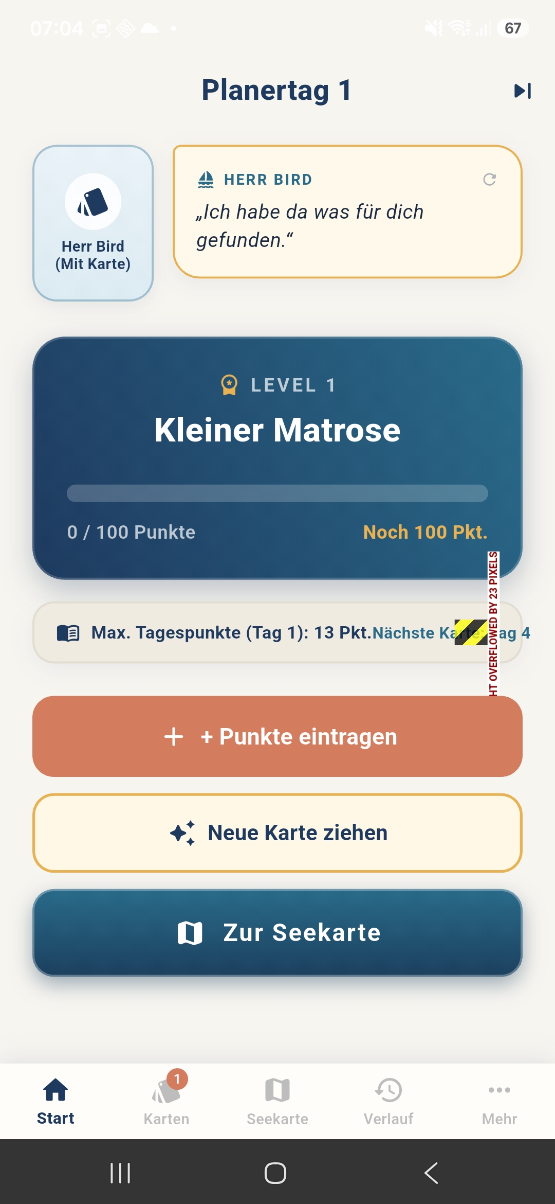 Verplant auf Kurs Planertag 1 Kleiner Matrose Screenshot